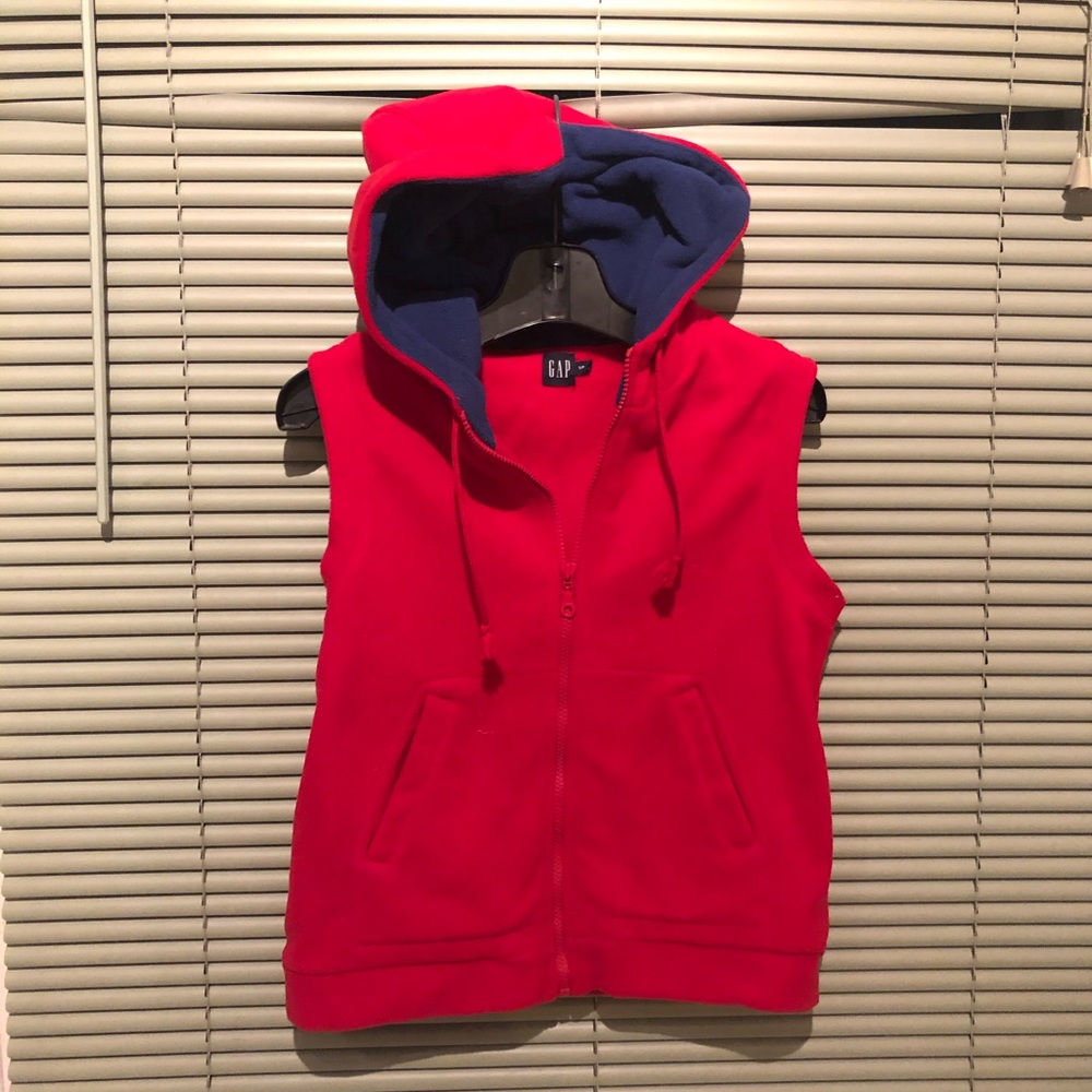 Gap hooded fleece vest
